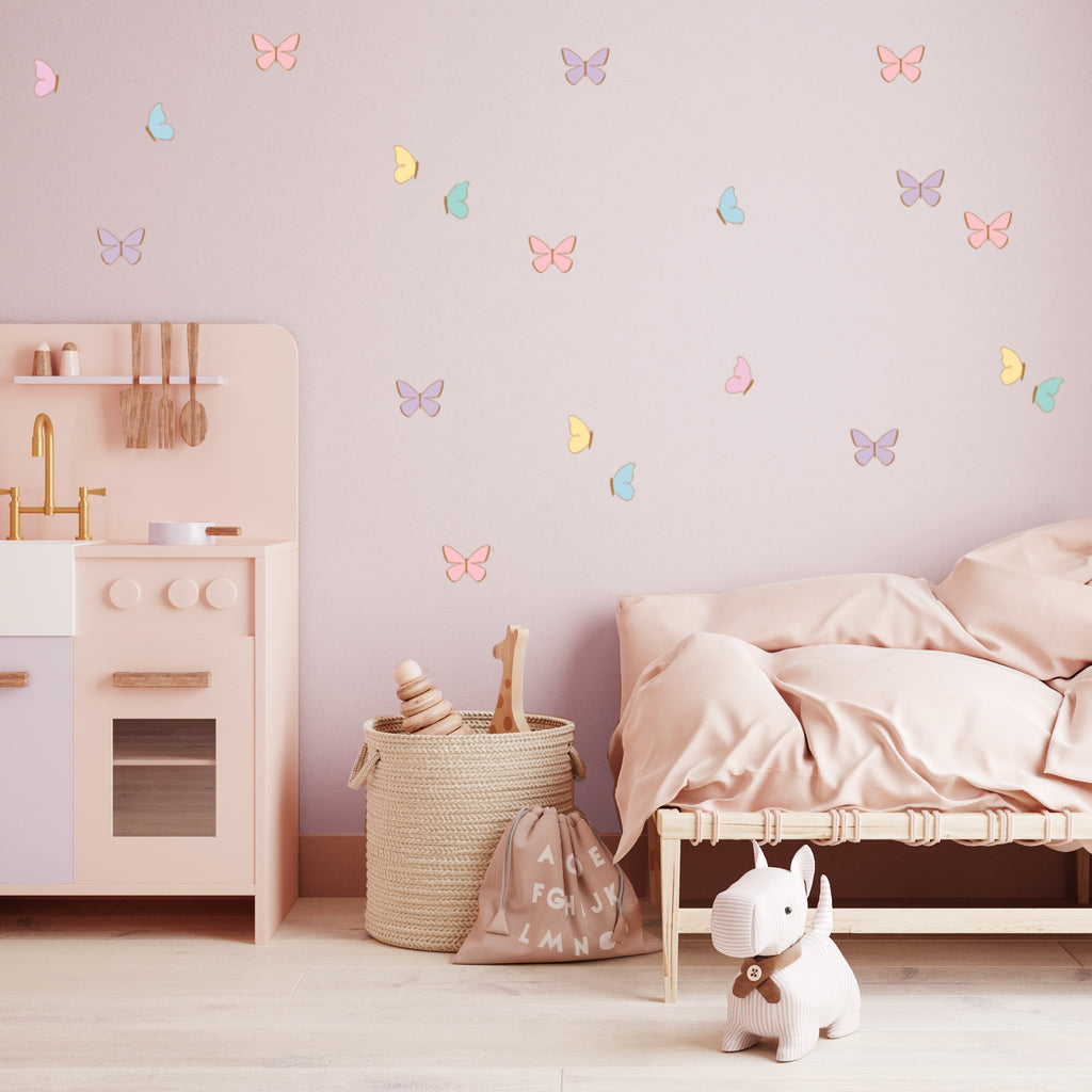 Butterfly Wall Decals - Ice Cream Sorbet