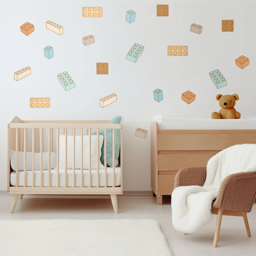 Block Bench Decals Blocks - Wall Decals - NEW! – My Hidden Forest