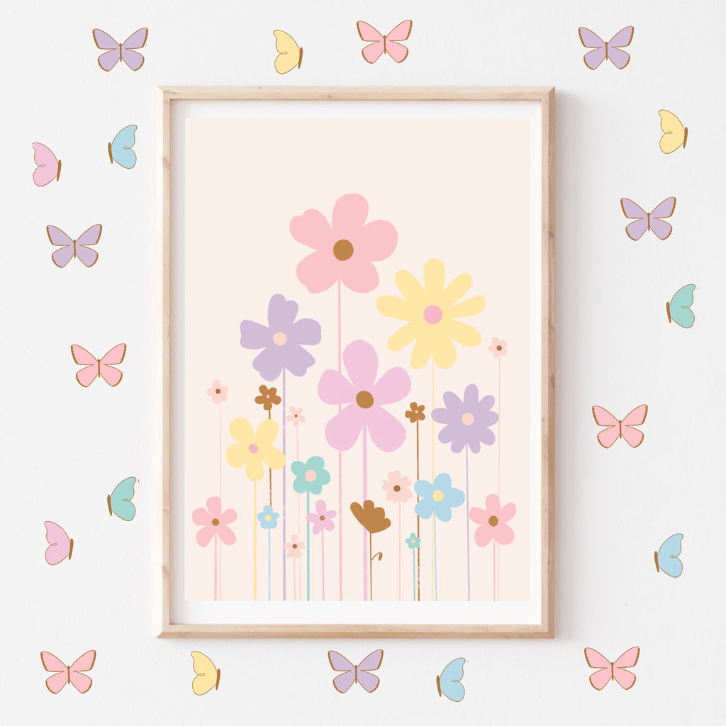 Butterfly Wall Decals - Ice Cream Sorbet