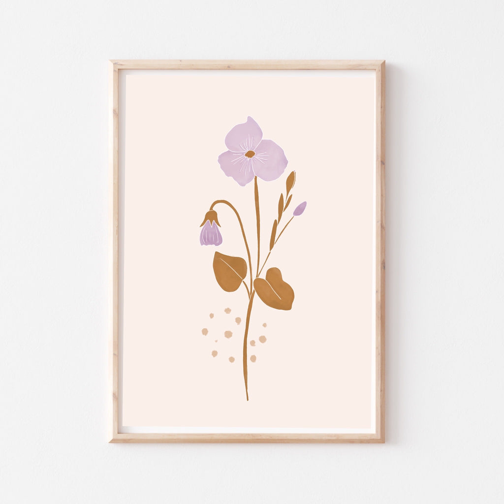 February Birth Flower - Violet