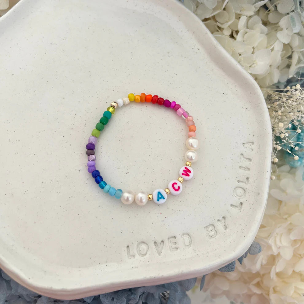 Rainbow Pearl Bracelet