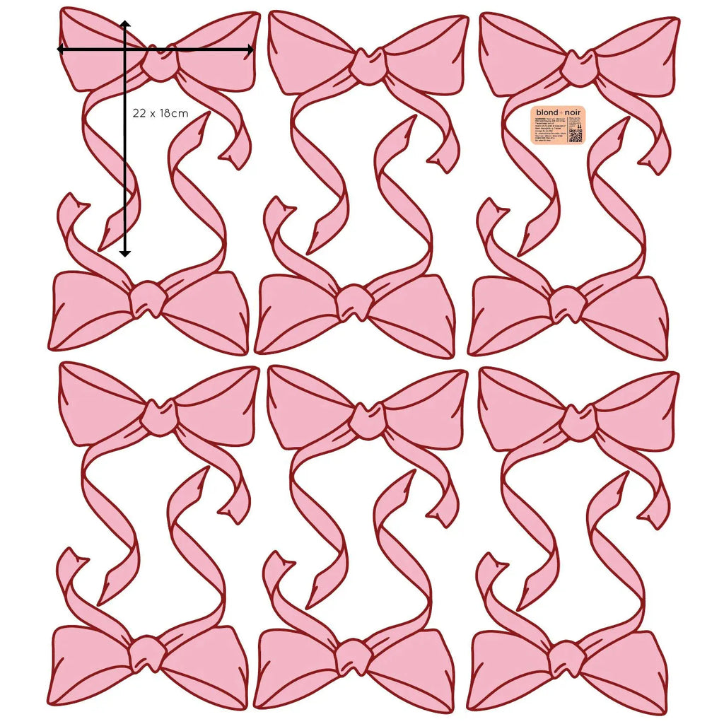 Vintage Bows - Wall Decals