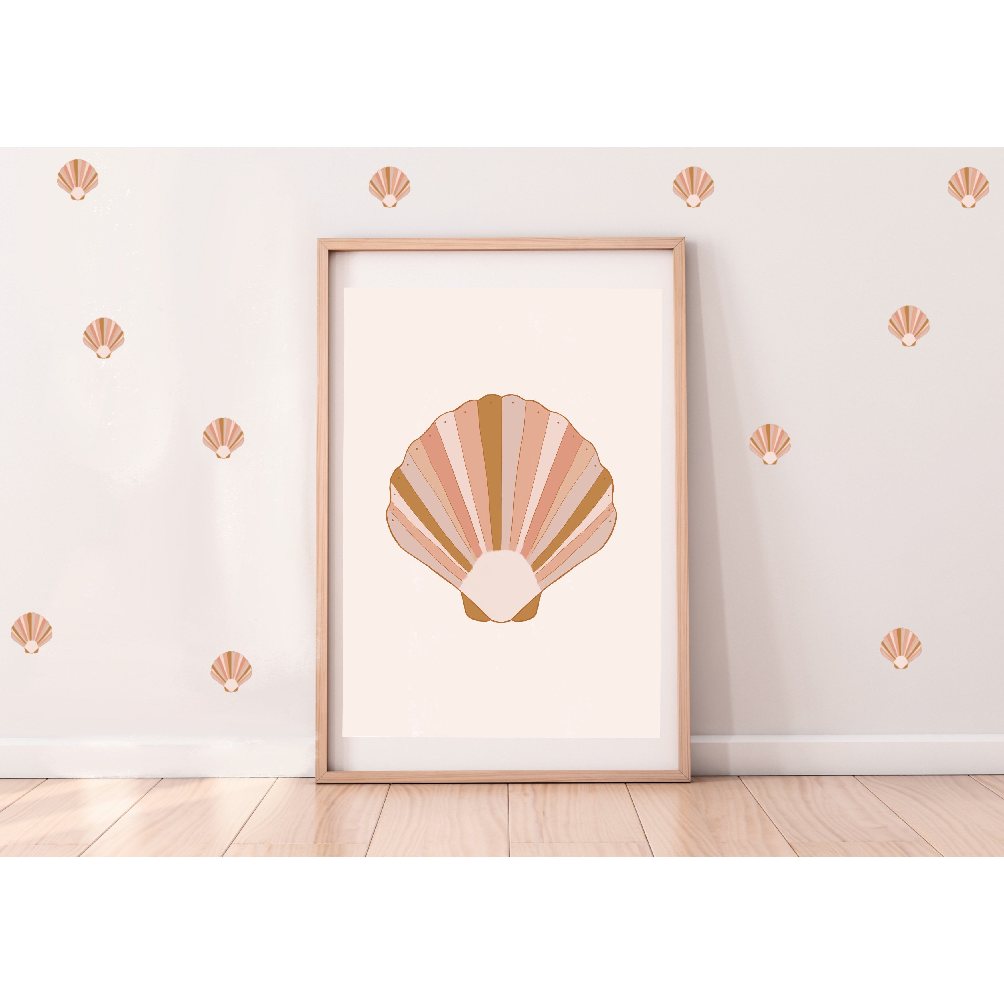 Shell Wall Cover Shell Wall Decals – My Hidden Forest