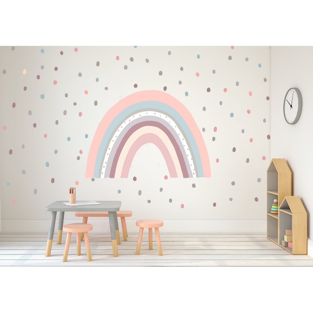 Soft Pastel Animal Spots Wall Decals
